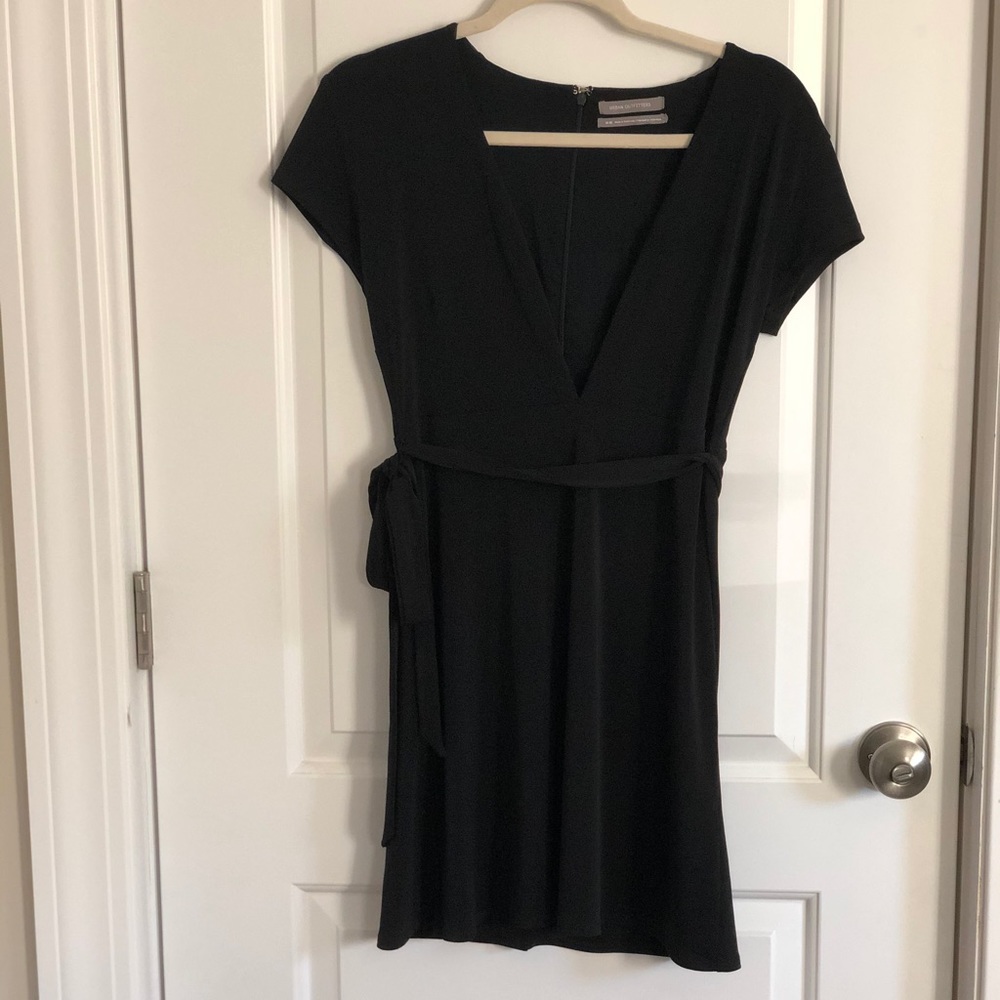 UO Black V-Neck Dress